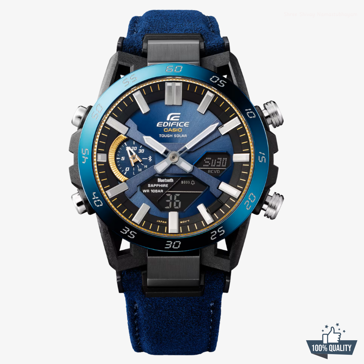 ECB A-1A2110203 Blue Honda Watch